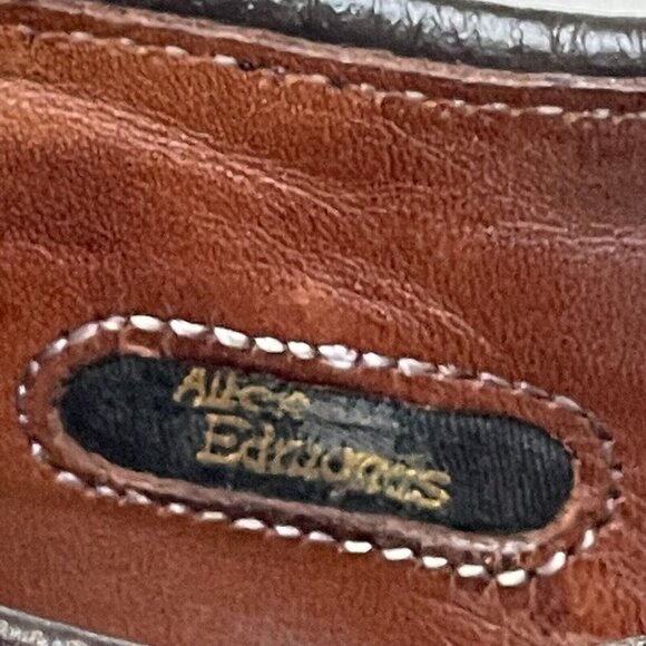 Allen Edmonds Oxfords Shoes Mens 9 D Brown Leather Split Toe Made in USA Lace up main image 10